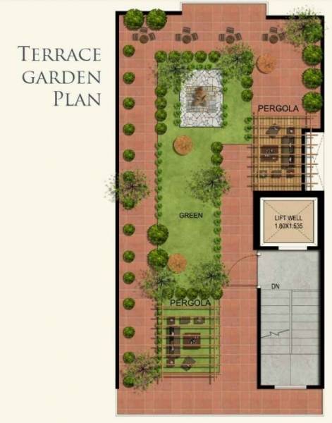  the-rising-palm-floors Cluster Plan