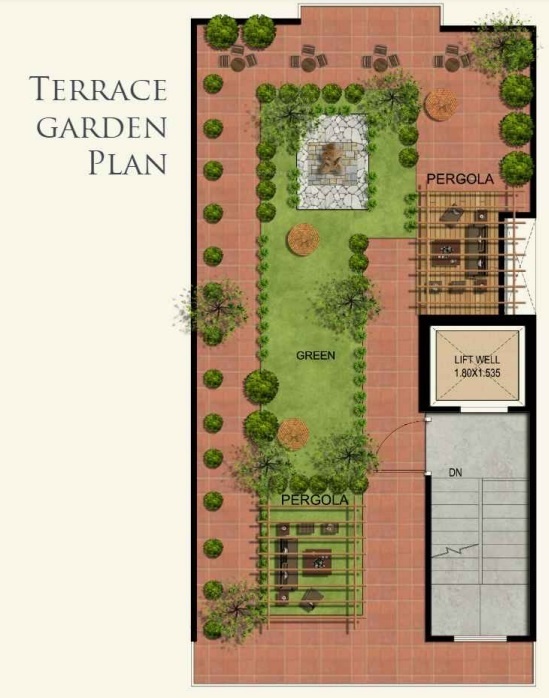  the rising palm floors Cluster Plan