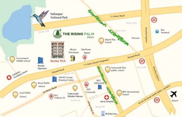  the-rising-palm-floors Location Plan