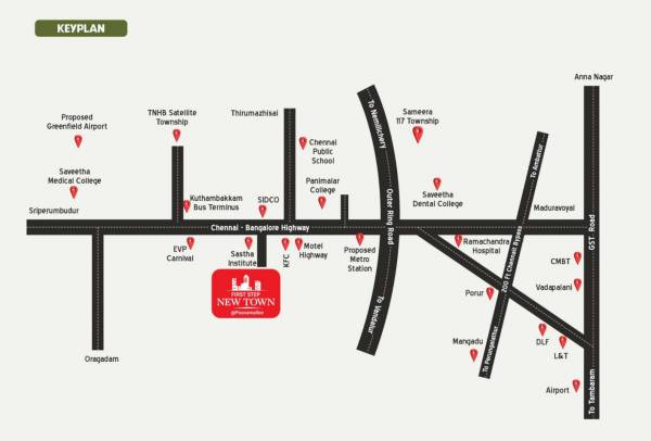  new-town Location Plan