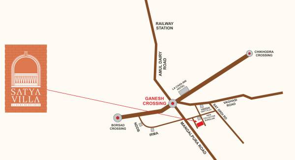  satya-villa Location Plan