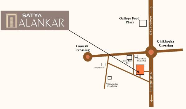 Location Plan satya-alankar Location Plan