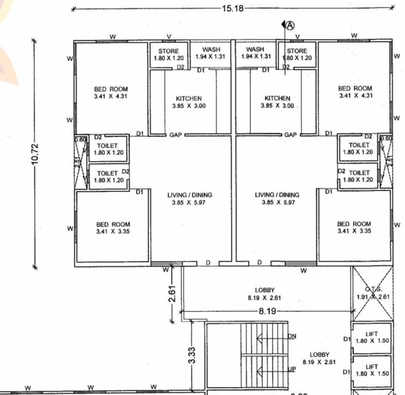 maruti heights Block A Cluster Plan