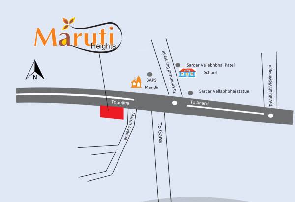 Location Plan maruti-heights Location Plan