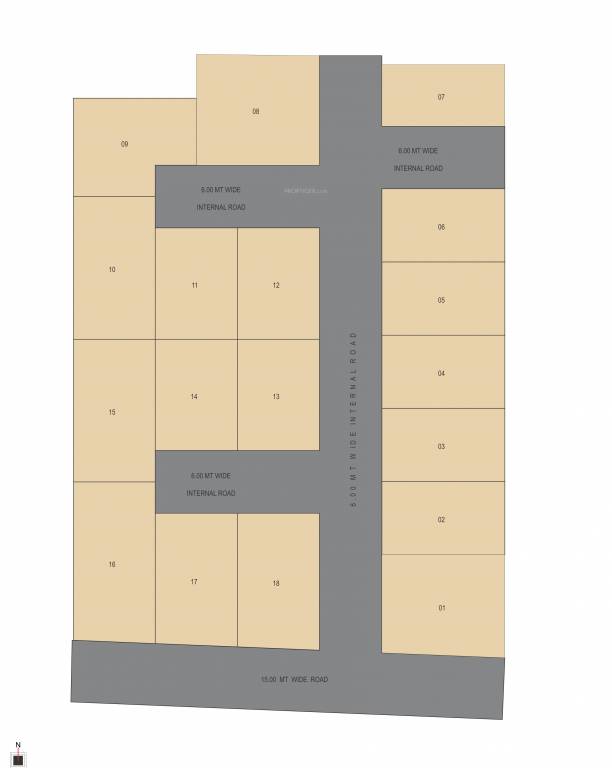  nanddham bungalows Layout Plan