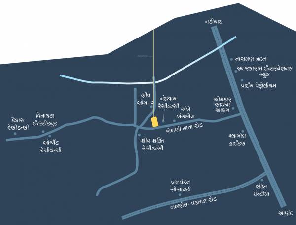 Location Plan nanddham-bungalows Location Plan