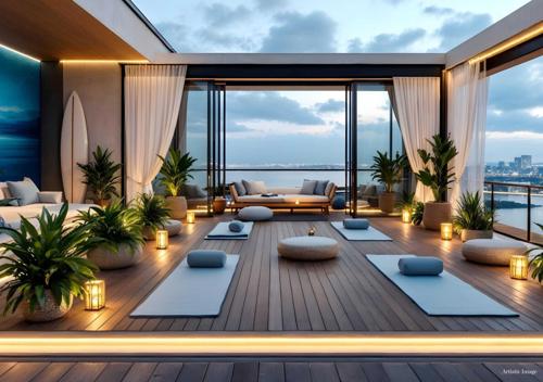  marina Yoga/ Meditation Area