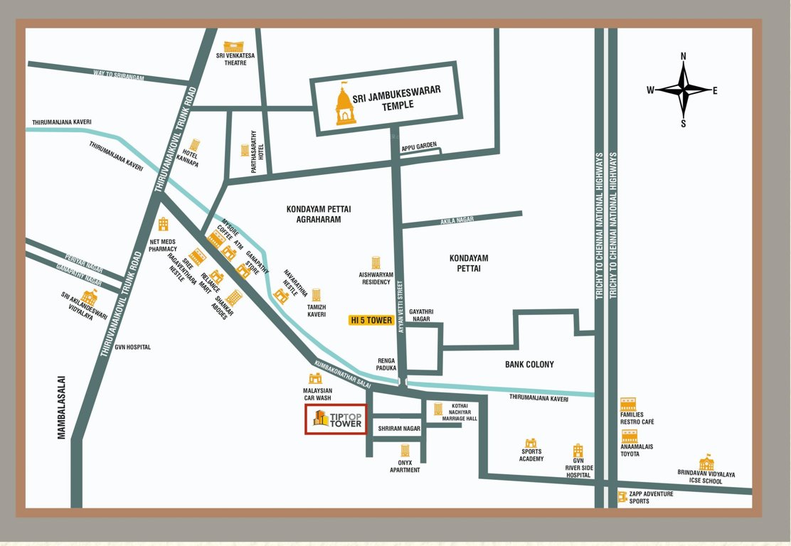  tip top tower Location Plan