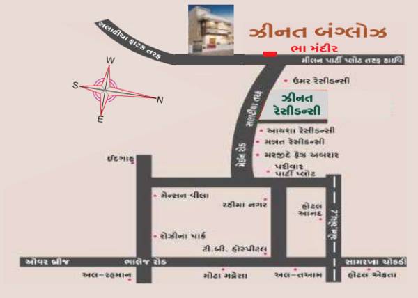  zeenat-bungalows Location Plan