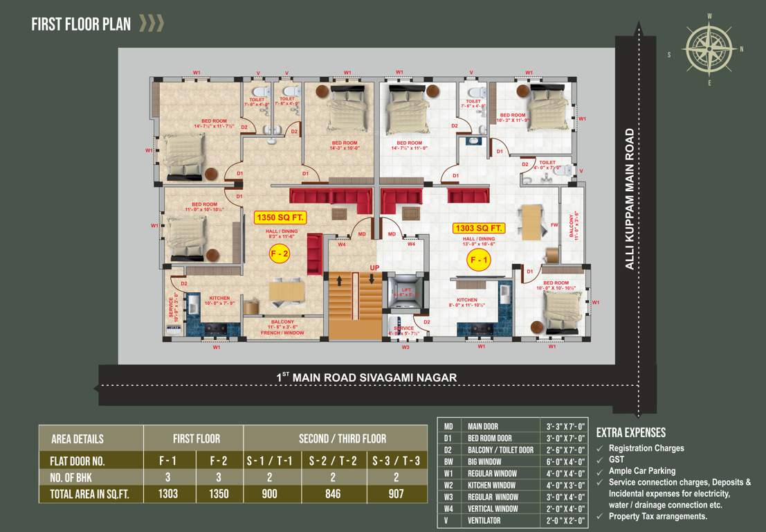  arunodaya Arunodaya Cluster Plan for 1st Floor