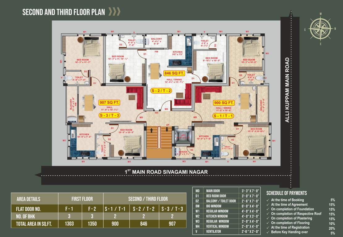  arunodaya Arunodaya Cluster Plan from 2nd to 3rd Floor