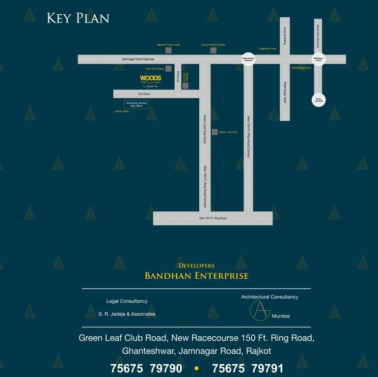  gulmohar woods Location Plan
