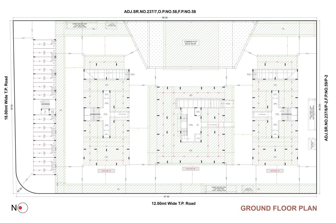  flora nest Block A Cluster Plan for ground Floor