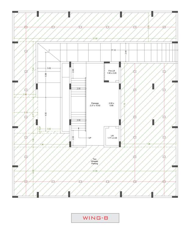  flora nest Block B Cluster Plan for 1st Floor