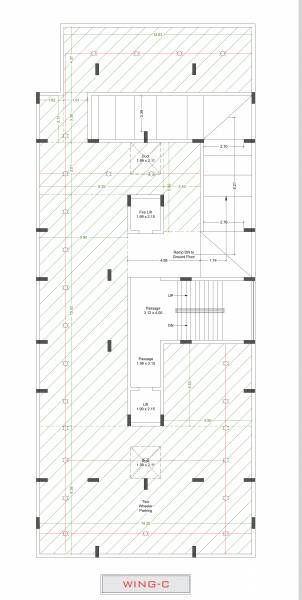  flora-nest Block C Cluster Plan for 1st Floor