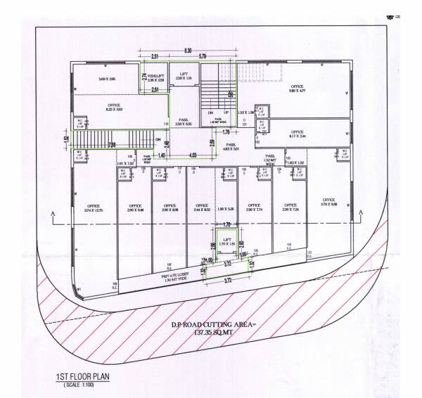 Business Point Cluster Plan for 1st Floor point Business Point Cluster Plan for 1st Floor