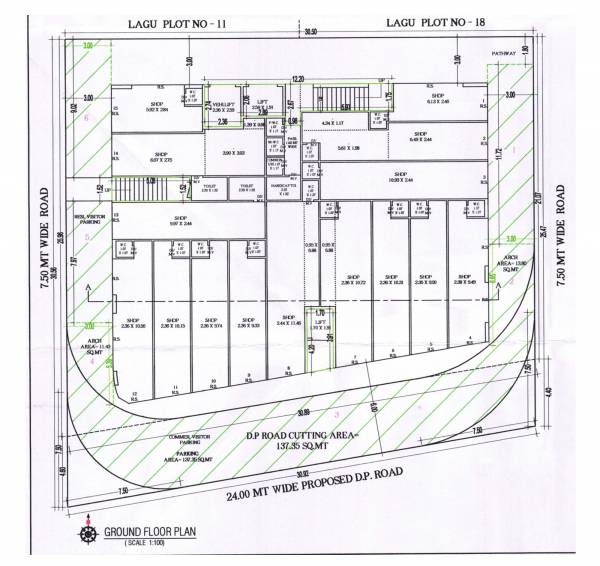 Business Point Cluster Plan for ground Floor point Business Point Cluster Plan for ground Floor