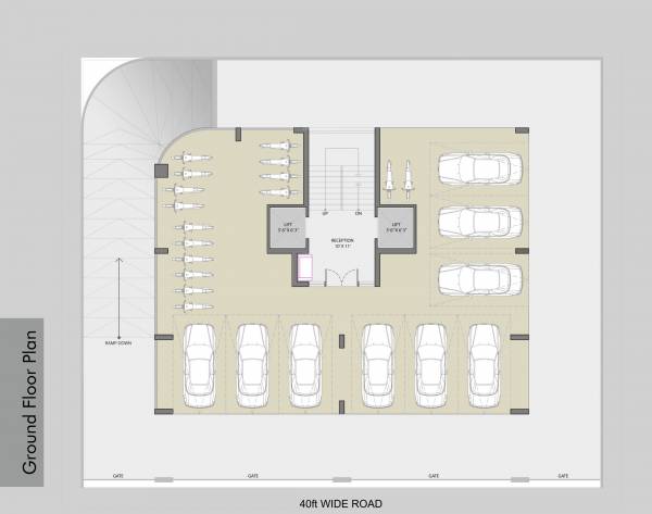  aviary A Cluster Plan for ground Floor Plan