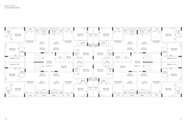  savan-sentosa Tower D Cluster Plan from 1st to 10th Floor