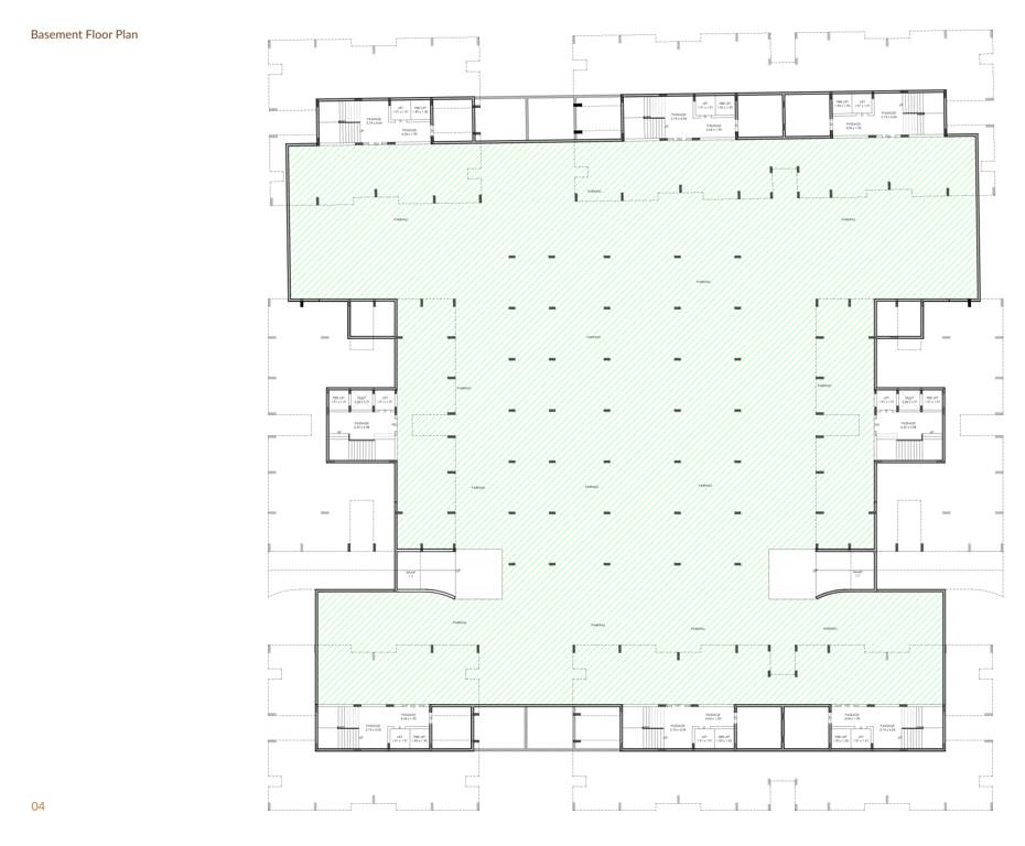  savan sentosa Tower E Cluster Plan for Basement Floor