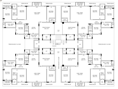 Tower F Cluster Plan for 10th Floor the-galaxy-gardens Tower F Cluster Plan for 10th Floor