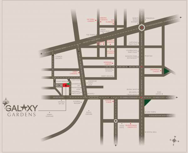 Location Plan the-galaxy-gardens Location Plan
