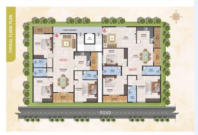  sylveste Sylveste Cluster Plan from 1st to 4th Floor