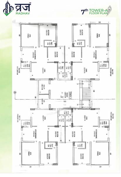 A Cluster Plan for 7th Floor vraj-madhav A Cluster Plan for 7th Floor