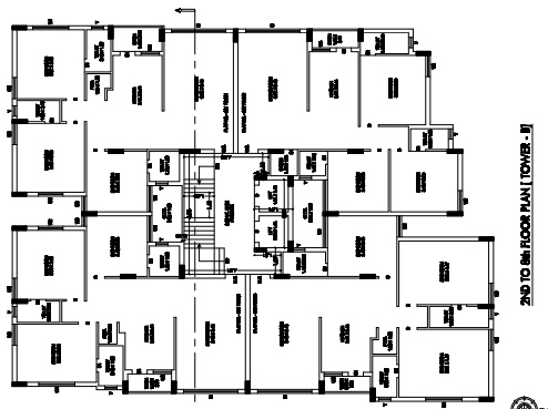  rainbow-heights Rainbow Heights Tower B Cluster Plan from 2nd to 8th Floor