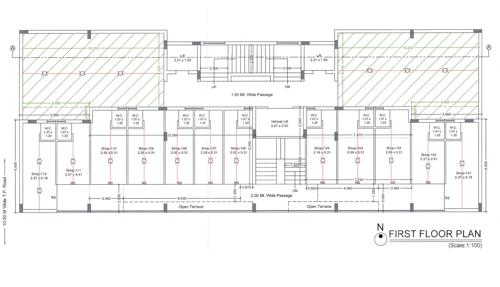 shree-vraj-villa Shree Vraj Villa Cluster Plan for 1st Floor