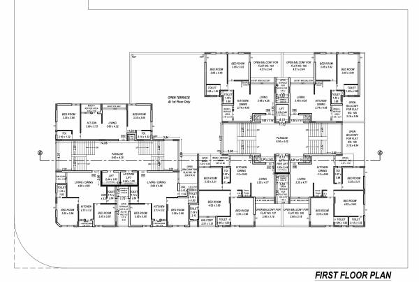  rangmahol Rangmahol Cluster Plan for 1st Floor
