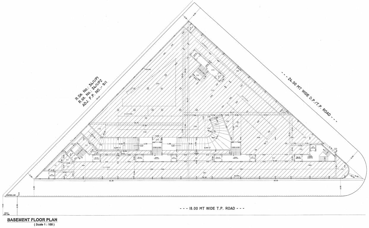 prime Tower A To E Basement Cluster Plan