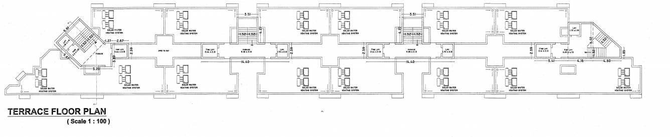 prime Tower A To E Terrace Cluster Plan