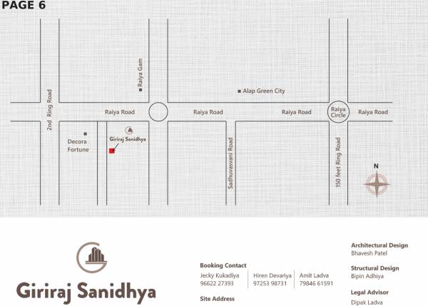  giriraj-sanidhya Location Plan
