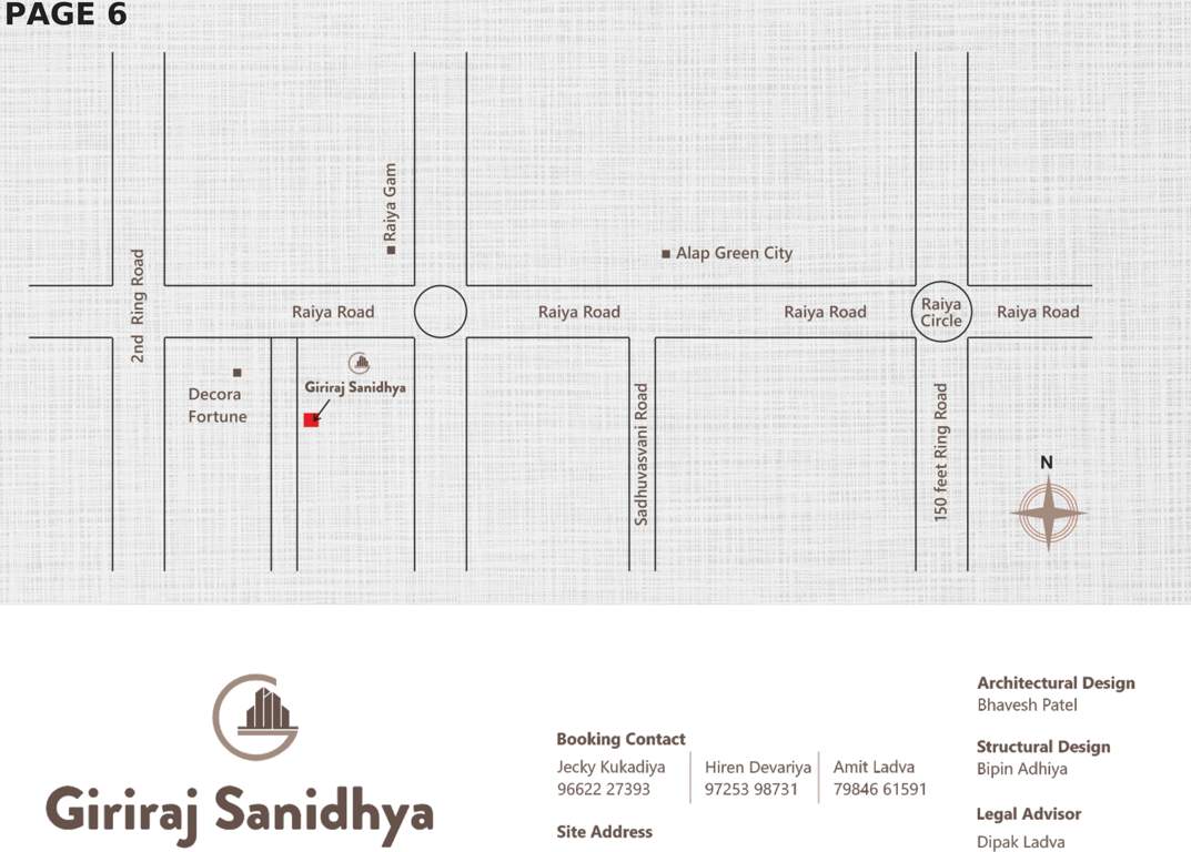  giriraj sanidhya Location Plan
