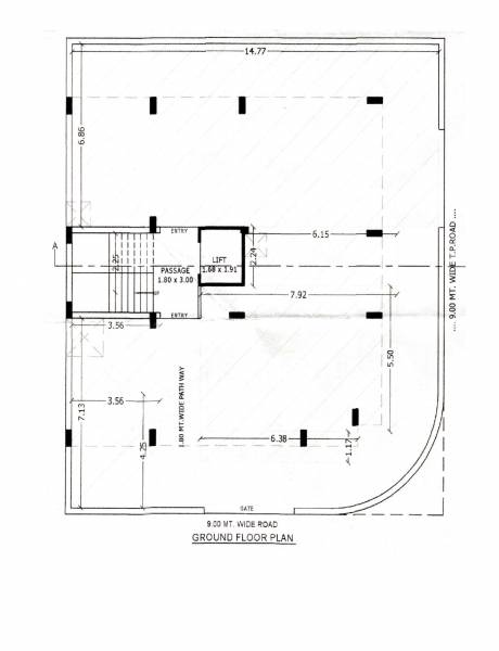  iskon-prime ISKON PRIME Cluster Plan for Ground Floor