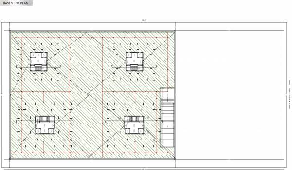  nandan Wing A1,A2,A3,B1,B2,B3 Cluster Plan For Basement
