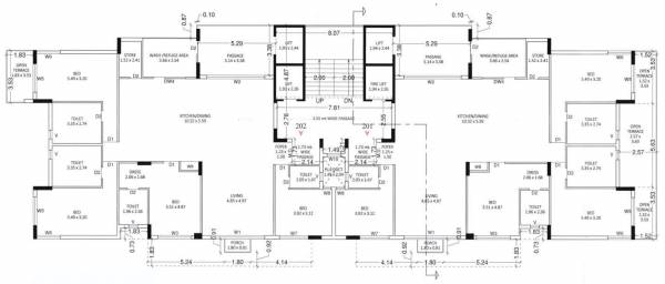 Wing A Cluster Plan urbana-gardens Wing A Cluster Plan
