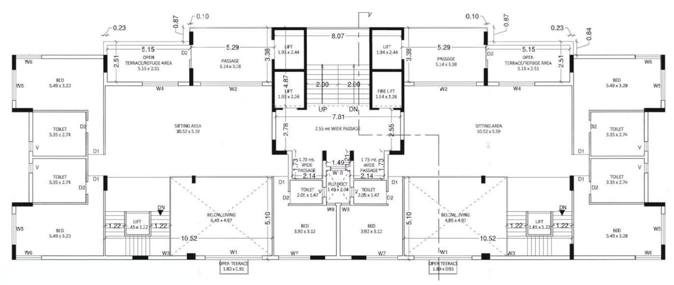  urbana gardens Wing A Cluster Plan