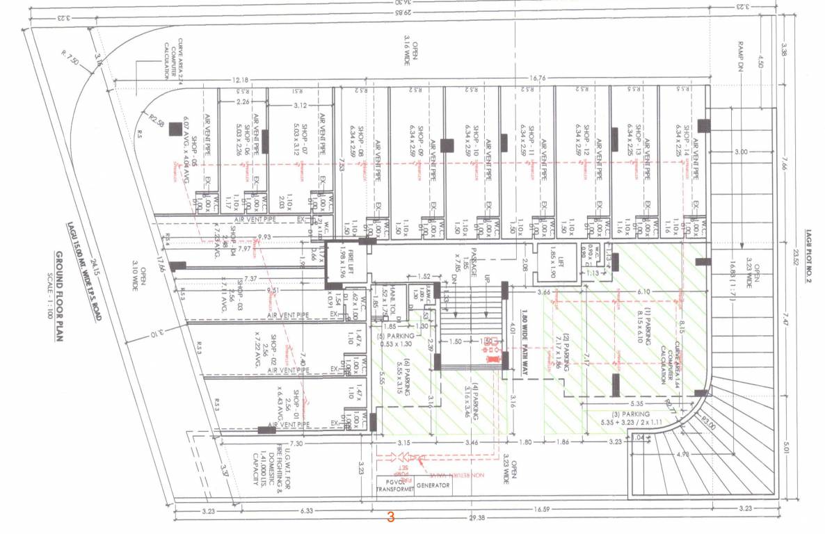  krishna heights Radhe Krishna Heights Cluster Plan for ground Floor