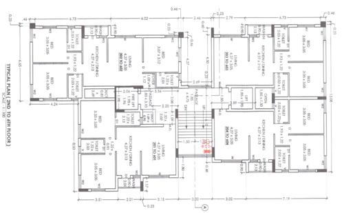  krishna-heights Radhe Krishna Heights Cluster Plan from 2nd to 6th Floor