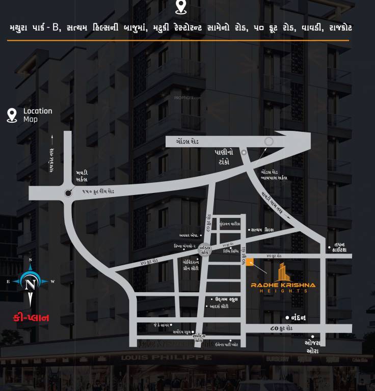  krishna heights Location Plan