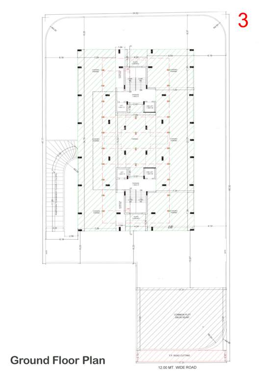  srushti Tower A Cluster Plan for ground Floor