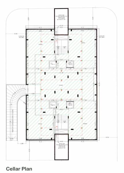  srushti Tower B Cluster Plan for Cellar Floor