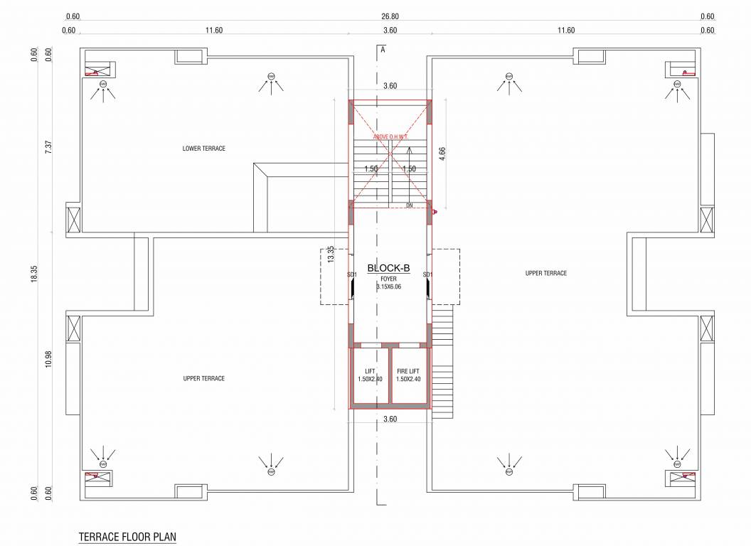  zainab residency Tower A Cluster Plan