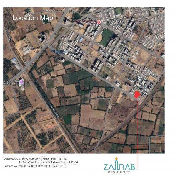  zainab-residency Location Plan