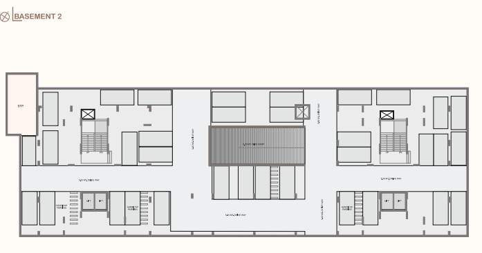  paarijat blessings Tower A B Cluster Plan for basementFloor
