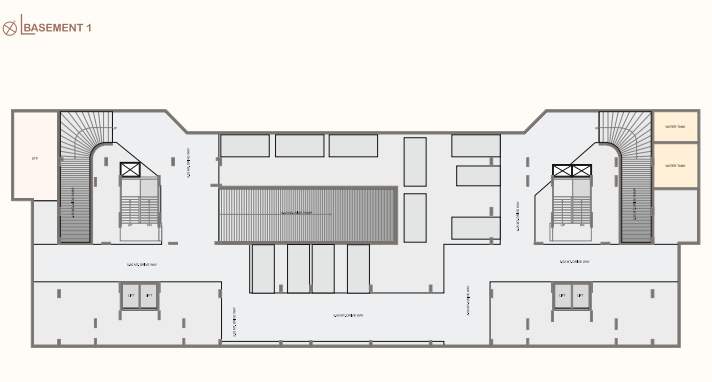 paarijat blessings Tower A B Cluster Plan for basementFloor