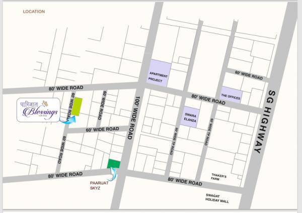  paarijat-blessings Location Plan