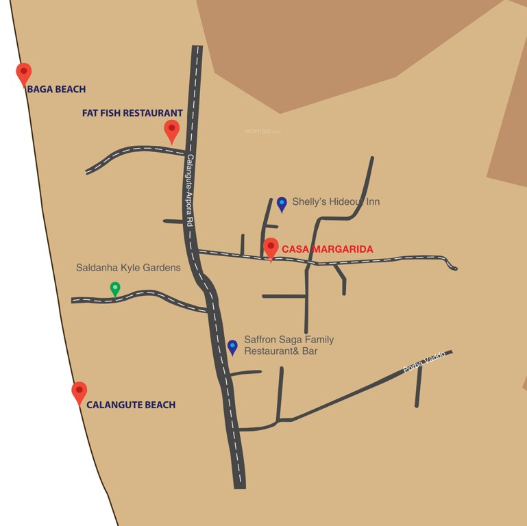  casa margarida Location Plan